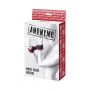 Anonymo handcuffs, velour, red, 24 cm - 6