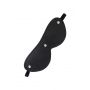 Maska BDSM Anonymo skóra PU czarna 24 cm - 2