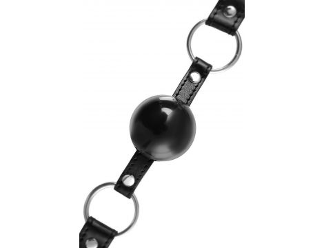Knebel kulowy Anonymo TPR czarny 64 cm - 4