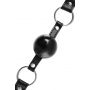 Knebel kulowy Anonymo TPR czarny 64 cm - 5