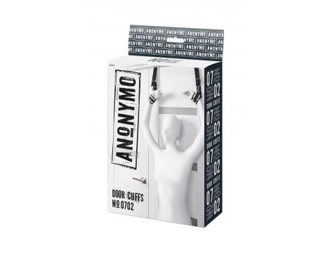 Srebrne kajdanki do drzwi Anonymo 23 cm - 7