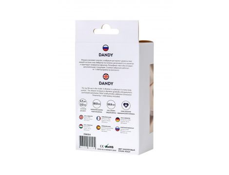 Wibrator analny Dandy ToDo z wypustkami na baterie AAA - 5