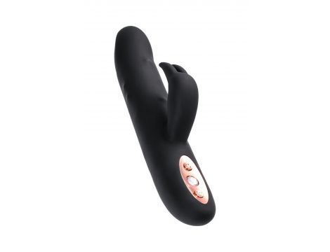 Unrealistic WANAME D-SPLASH HAIL vibrator, silicone, black, 23.8 cm - 2