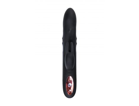 Unrealistic WANAME D-SPLASH HAIL vibrator, silicone, black, 23.8 cm - 6