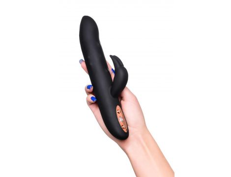 Unrealistic WANAME D-SPLASH HAIL vibrator, silicone, black, 23.8 cm - 7