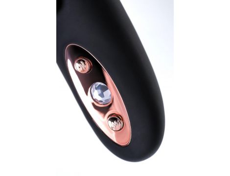 Unrealistic WANAME D-SPLASH HAIL vibrator, silicone, black, 23.8 cm - 15