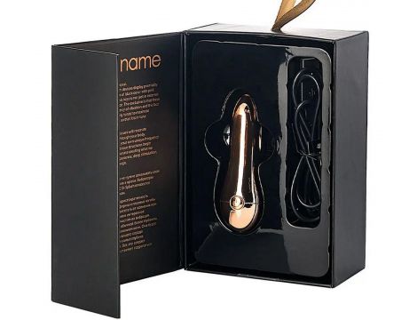 Stymulator łechtaczki Mirage WANAME DSPLASH złoty USB 9 cm - 2