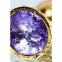 Golden anal plug TOYFA Metal,with a amethyst colored gem - 11