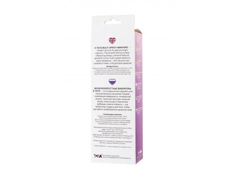 A-TOYS, Vibrator, Silicone, Purple, 17 cm - 6