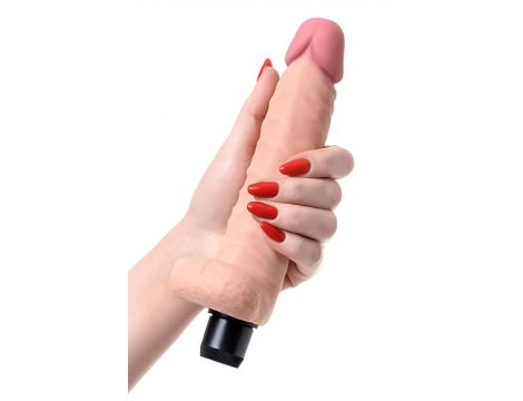 Wibrator realistyczny A Toys TPE wielobiegowy 18 cm - 5
