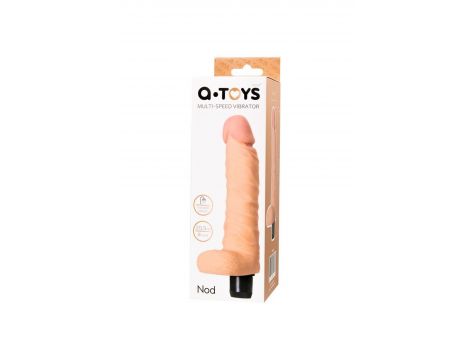 Wibrator realistyczny A Toys TPE wielobiegowy 18 cm - 7