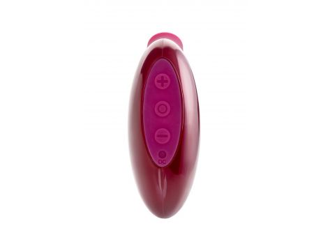 Stymulator próżniowy Myrty bordowy USB 9,8 cm