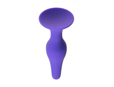A-TOYS, Anal Plug, Silicone, Purple, 11,3 cm - 2