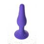 A-TOYS, Anal Plug, Silicone, Purple, 11,3 cm - 11