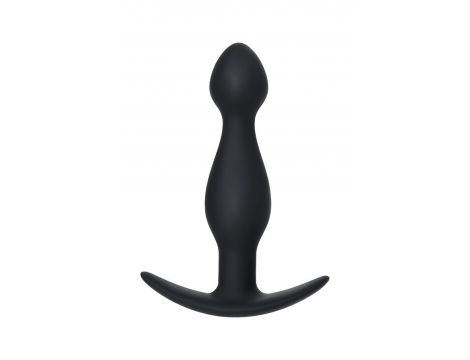 Korek analny silikonowy A Toys czarny S 11,5 cm