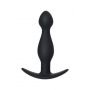 Korek analny silikonowy A Toys czarny S 11,5 cm - 2