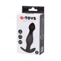 Korek analny silikonowy A Toys czarny S 11,5 cm - 4
