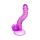 Elastyczne realistyczne dildo Celiam A Toys fioletowe 20,5 cm