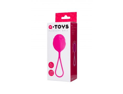 Kulki waginalne silikonowe A-Toys Rosi różowe 3.5 cm - 3