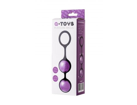 A-TOYS, Vaginal balls, ABS plastic, Purple, O 3.1 cm - 4