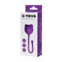 Kulki waginalne silikonowe AToys fioletowe 12 cm - 4