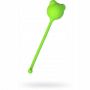 Kulki waginalne silikonowe A Toys zielone 12 cm - 5