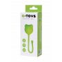 Kulki waginalne silikonowe A Toys zielone 12 cm - 4