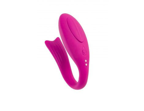 A-TOYS Vibrator for couples Dolphy, silicone, pink, 9.6 cm - 14