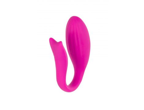 A-TOYS Vibrator for couples Dolphy, silicone, pink, 9.6 cm - 8