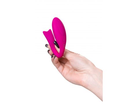 A-TOYS Vibrator for couples Dolphy, silicone, pink, 9.6 cm - 10