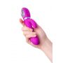 JOS JOLY, Vibrator with clitoral stimulator with WOW mode, silicone, fuchsia, 19.6 cm - 7