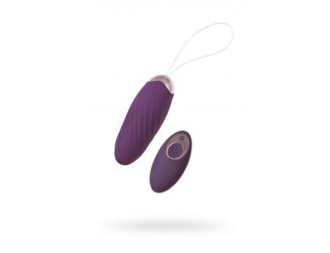 JOS Vibrating Egg with Friction Simulation  Bumpy, Silicone, Violet, 9 cm - 4