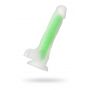 Dildo żelowe świecące zielone 13cm Beyond by Toyfa - 5