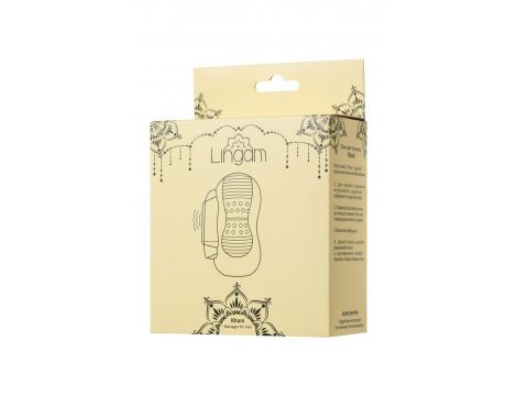 Wibrujący masturbator Lingam Khani transparentny 9 cm - 5
