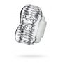 Wibrujący masturbator Lingam Khani transparentny 9 cm - 3