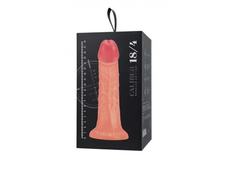 Dildo realistyczne Caliber RealStick cieliste 18 cm 4 cm - 9
