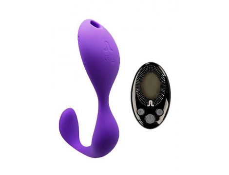 Wibrator z pilotem Adrien Lastic Mr.HOOK+LRS silikonowy USB 12 cm - 3