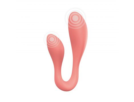Wibrator podwójny Couple Secrets II Adrien Lastic z aplikacją USB