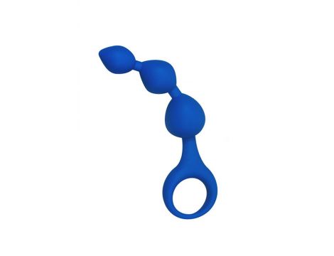 Plug/kulki-Dildo Silic. Triball. Amuse-G. Blue