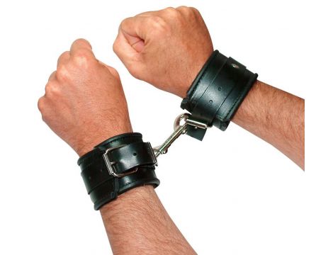 Leather Handcuffs padded