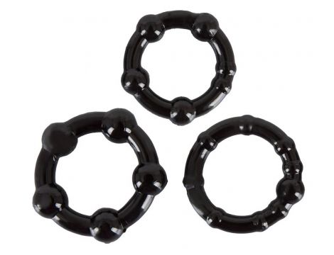 Cock Rings Set "Get Hard" schw - 3