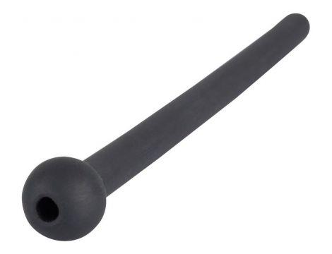 Penis plug Piss Play silikonowy Penisplug czarny 11,8 cm - 2