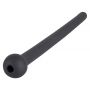 Penis plug Piss Play silikonowy Penisplug czarny 11,8 cm - 3