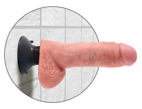 KC 8" Vibrating Cock with Ball - 3