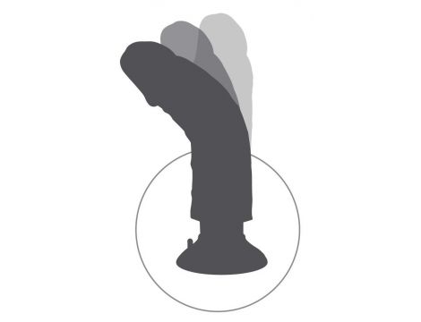 KC 8" Vibrating Cock with Ball - 6