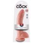 Dildo realistyczne King Cock z jądrami PVC 22,9 cm - 6