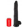 King Cock 14" Cock w Balls Dar - 3