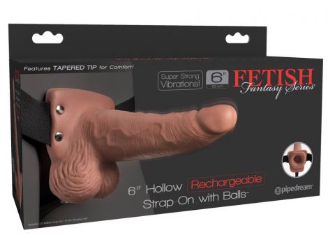 FF 6 Hollow Strap-On with Ball - 6