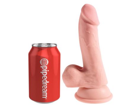 Dildo TPE King Cock Plus z jądrami 20,3 cm