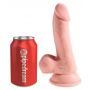 Dildo TPE King Cock Plus z jądrami 20,3 cm - 2